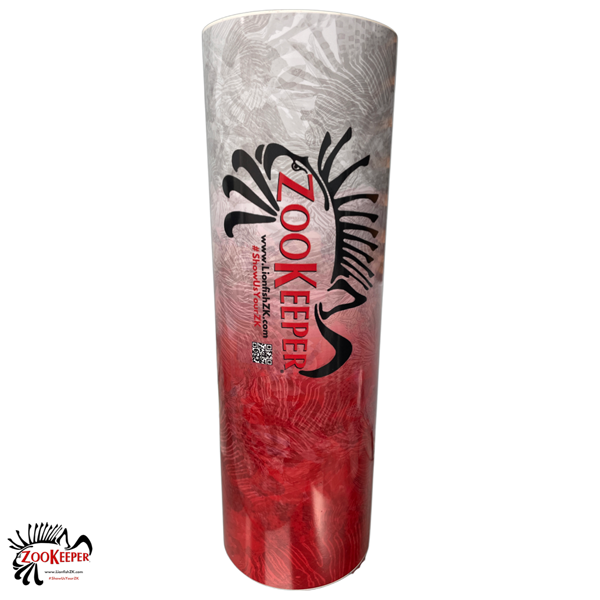 ZooKeeper - 20" Wrapped Red - TUBE ONLY