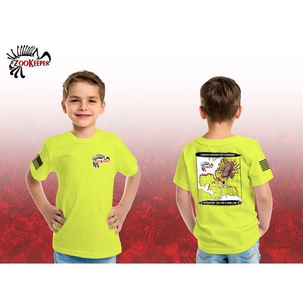ZooKeeper - Performance TShirt - Youth Operation Killem' N Grillem' (Yellow)