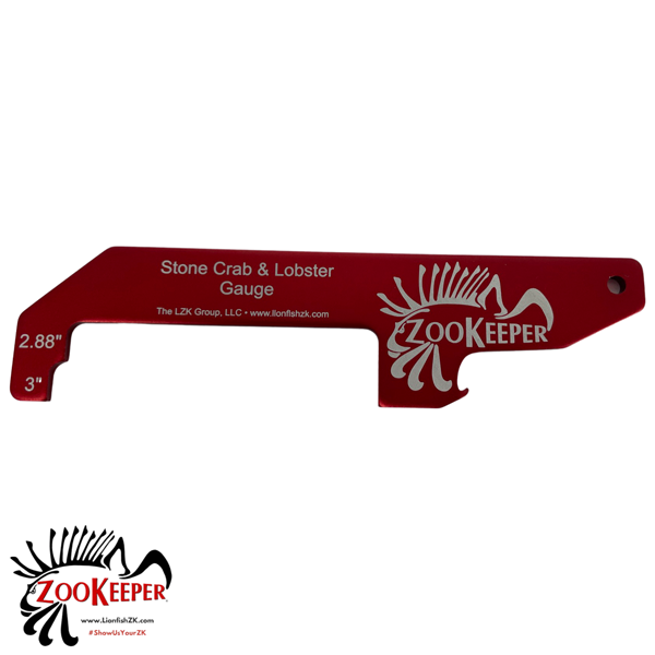 ZooKeeper - Stone Crab & Lobster Gauge - Red