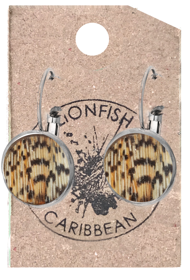 Lionfish Round Tail Earrings