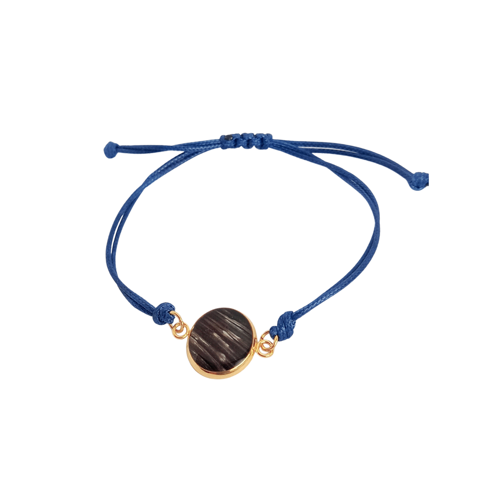 Lionfish Tail Fin SILVER Blue Bracelet