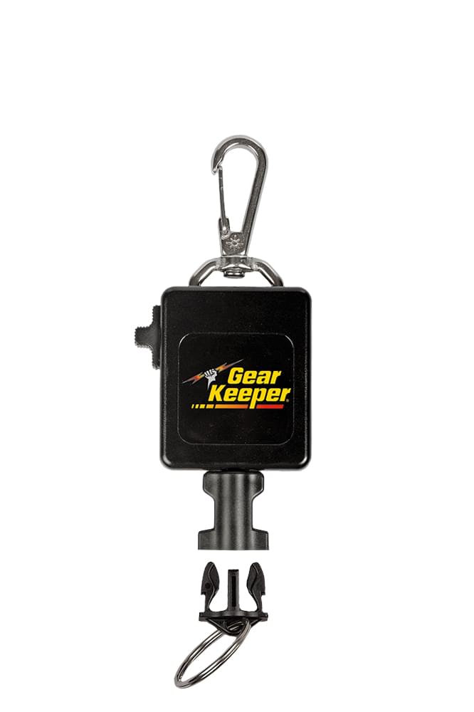 Gear Keeper ACO-0801 コールランヤード GearKeeper SCUBA Locking Large Flashlight Retractor, Stainless